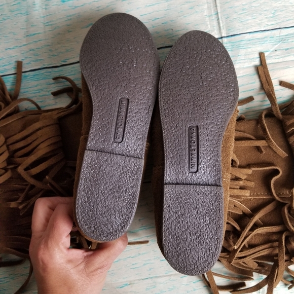 Minnetonka three layer brown boots size 6 - Picture 10 of 10